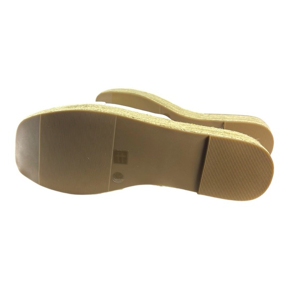 Chinese Laundry White Espadrille Sandals - Size 10 - Picture 5 of 7